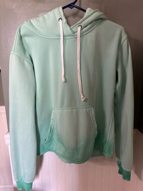 We The Free Mint Green Ombre Pull-On Hoodie